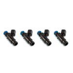 Load image into Gallery viewer, Injector Dynamics 2600-XDS Injectors - 48mm Length - 14mm Top - 14mm Bottom Adapter (Set of 4)
