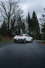 Load image into Gallery viewer, MBRP 2019+ Hyundai Veloster N 2.0L Turbo 3in Cat Back - T304 Stainless - Carbon Fiber Tip
