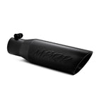 Load image into Gallery viewer, MBRP Universal Tip 3.5 O.D. Dual Wall Angled 2.5 inlet 12 length - Black Finish
