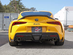 Load image into Gallery viewer, aFe POWER Takeda 2021 Toyota Supra 2.0L (t) 2.5in-3in 304 SS CB Exhaust w/ Carbon Tips
