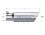 Load image into Gallery viewer, MBRP Universal Tip 3in O.D. Dual Wall Angled 2 inlet 12 length
