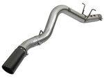 Load image into Gallery viewer, aFe LARGE BORE HD 4in 409-SS DPF-Back Exhaust w/Black Tip 2017 GM Duramax V8-6.6L (td) L5P
