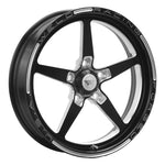 Load image into Gallery viewer, Weld Alumastar 1-Piece 17x4.5 / 5x4.5 BP / 2.25in. BS Black Wheel - Non-Beadlock
