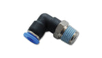 Load image into Gallery viewer, Vibrant Male Elbow Pneumatic Vacuum Fitting (3/8in NPT Thread) - for use with 1/4in (6mm) OD tubing
