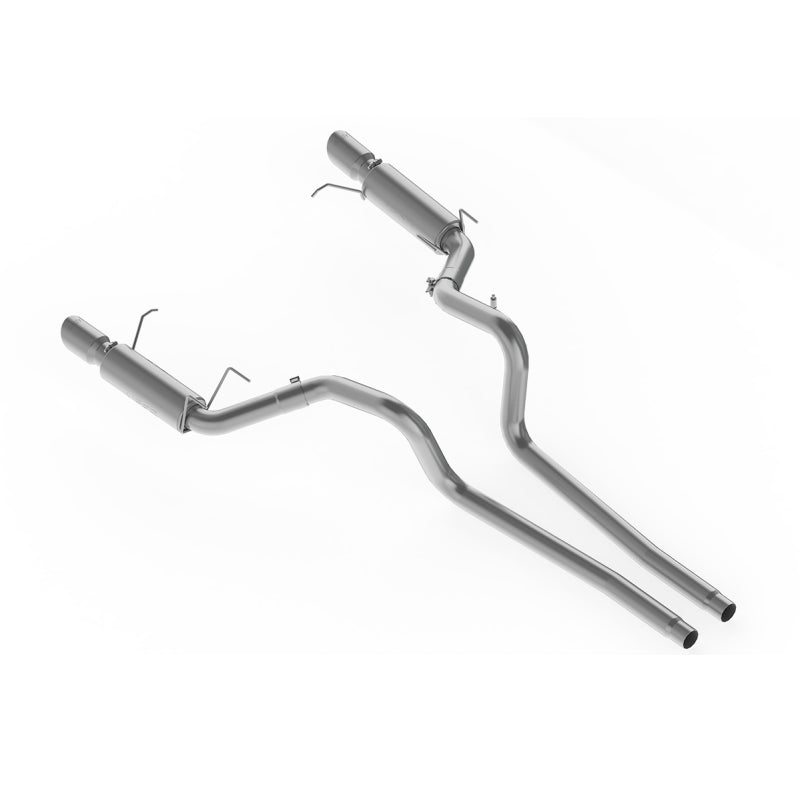 MBRP 11-14 Ford Mustang GT 5.0L Dual Split Rear Race Version AL 3in Cat Back Exhaust System