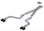 Load image into Gallery viewer, MBRP 17-Up Dodge Challenger 5.7L/6.2L/6.4L Carbon Fiber Quad Tip T304 Catback Exhaust
