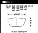 Load image into Gallery viewer, Hawk 89-97 Nissan 240SX SE HPS Street Rear Brake Pads
