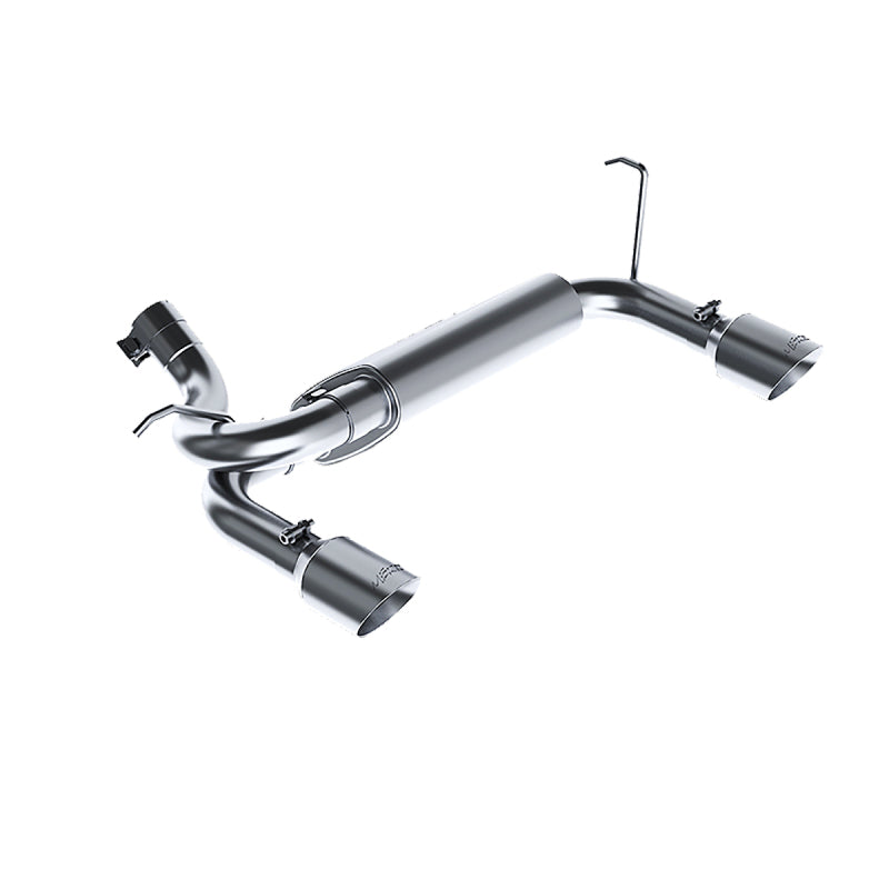 MBRP 07-14 Jeep Wrangler/Rubicon 3.6L/3.8L V6 Axle-Back Dual Rear Exit T409 Performance Exhuast Sys