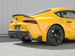 Load image into Gallery viewer, aFe POWER Takeda 2021 Toyota Supra 2.0L (t) 2.5in-3in 304 SS CB Exhaust w/ Carbon Tips
