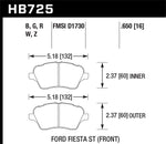 Load image into Gallery viewer, Hawk 14-16 Ford Fiesta ST HP+ Street Front Brake Pads
