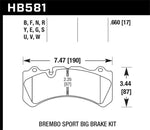 Load image into Gallery viewer, Hawk 09 Nissan GT-R R35 HPS Street Front Brake Pads
