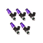 Load image into Gallery viewer, Injector Dynamics ID1050X Injectors 14 mm (Purple) Adaptors (Set of 5)
