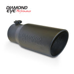 Load image into Gallery viewer, Diamond Eye TIP 5in-6inX12in BOLT-ON ROLLED ANGLE 15 ANGLE CUT DIAMOND EYE BLACK POWDERCOAT
