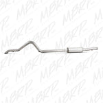 Load image into Gallery viewer, MBRP 2007-2009 Jeep Wrangler (JK) 3.8L V6 4 dr Off-Road Tail Pipe Muffler before Axle
