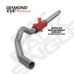 Load image into Gallery viewer, Diamond Eye KIT 5in CB MFLR RPLCMENT PIPE SGL AL: 03-07 FORD 6.0L F250/F350
