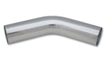 Load image into Gallery viewer, Vibrant 4.5in OD T6061 Aluminum Mandrel Bend 45 Degree - Polished
