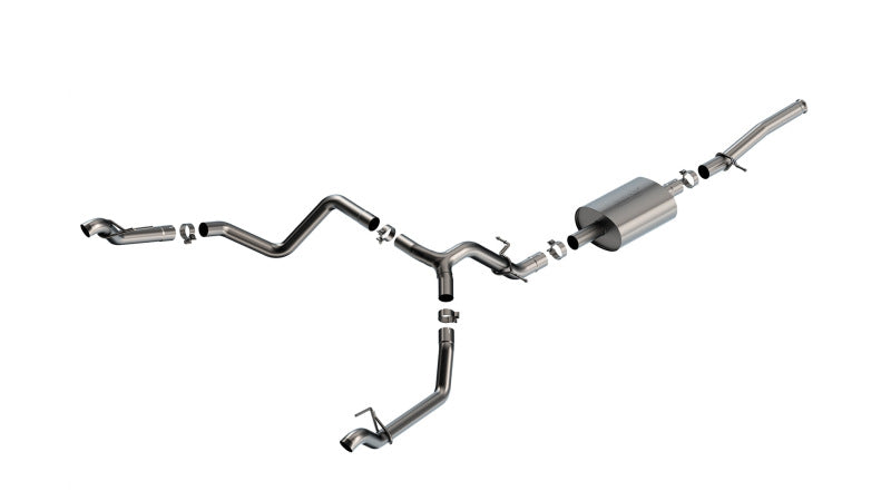 Borla 2023 GMC Sierra 1500(Non-USDM) 5.3L V8 AT 2/4WD 2DR REG CAB WB126 3in S-Type Catback Exhaust