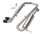 Load image into Gallery viewer, aFe 18-21 Suzuki Jimny Takeda 2-1/4in. 304 SS Cat-Back Exhaust w/ Blk Tip
