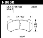 Load image into Gallery viewer, Hawk 09-16 Nissan GT-R HPS 5.0 Front Brake Pads
