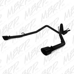 Load image into Gallery viewer, MBRP 09-14 Dodge Ram 1500 5.7L Cat-Back Dual Split Rear (Through Stock Bumper) AL - Black
