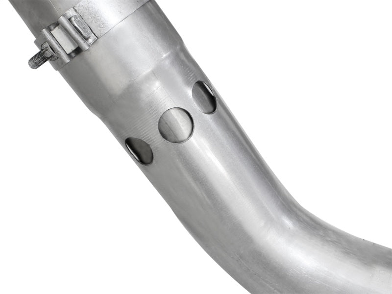 aFe Atlas Exhaust 4in DPF-Back Al Steel 11-14 Ford Diesel Trucks V8-6.7L (td)