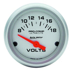 Load image into Gallery viewer, Autometer Ultra-Lite 52mm Short Sweep Electronice Voltage Gauge
