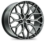 Load image into Gallery viewer, Vossen HF-2 19x9.5 / 5x112 / ET35 / Deep Face / 66.5 - Brushed Gloss Black Wheel
