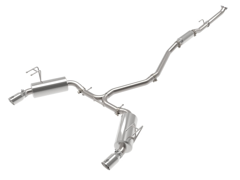 aFe POWER Takeda 2022 Honda Civic Stainless Steel Cat-Back Exhaust System w/ Polished Tip