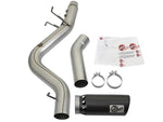 Load image into Gallery viewer, aFe LARGE BORE HD 4in 409-SS DPF-Back Exhaust w/Black Tip 2017 GM Duramax V8-6.6L (td) L5P
