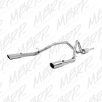 Load image into Gallery viewer, MBRP 14 Chevy/GMC 1500 Silverado/Sierra 4.3L V6/5.3L V8 Dual Split Rear T409 3in Cat Back Exhaust
