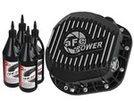 Load image into Gallery viewer, aFe Pro Series Rear Diff Cover Kit Black w/ Gear Oil 86-16 Ford F-250/F-350 V8 7.3L/6.0L/6.4L/6.7L
