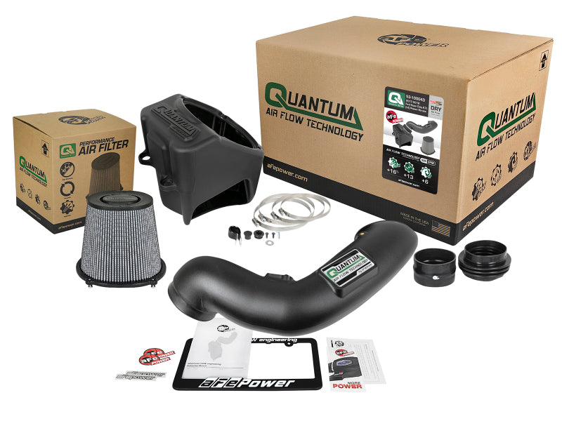 aFe Quantum Pro DRY S Cold Air Intake System 17-18 Ford PowerStroke V8 6.7L (td)