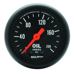 Load image into Gallery viewer, Autometer Z Series 52mm 0-200 PSI Mechanical Oil Pressure Gauge
