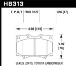 Load image into Gallery viewer, Hawk LTS Street Brake Pads
