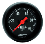 Load image into Gallery viewer, Autometer FSE 52.4mm 0-100 PSI w/o Peak &amp; Valley Fuel Press Gauge
