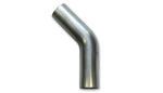 Load image into Gallery viewer, Vibrant 1in OD T304 SS 45 Deg Mandrel Bend 5in Leg Length (2in Centerline Radius)
