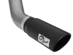 Load image into Gallery viewer, aFe MACHForce XP Exhaust Large Bore 5in DPF-Back SS 13-15 Dodge Trucks L6-6.7L (td) *Black Tip
