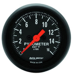 Load image into Gallery viewer, Autometer Z-Series 52mm 0-1600 Def F Full Sweep Electronic Pyrometer Gauge
