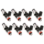 Load image into Gallery viewer, Injector Dynamics ID1050X Injectors 14mm (Grey) Adaptor Top (Set of 8) Orange Lower O-Ring
