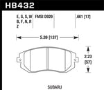 Load image into Gallery viewer, Hawk 03-05 WRX / 08 WRX D929 DTC-60 Race Front Brake Pads
