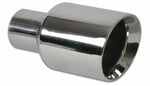 Load image into Gallery viewer, Vibrant 2.50in Inlet I.D. 3.50in Outlet O.D. Round Stainless Steel Tip (Double Wall Angle Cut)
