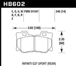 Load image into Gallery viewer, Hawk 10-12 Infiniti FX50 / 09-12 G37 / 09-13 Nissan 370Z DTC-30 Race Rear Brake Pads
