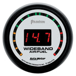 Load image into Gallery viewer, Autometer Phantom 52mm Digital 10:1-17:1 Street Wideband Air/Fuel Ratio Gauge
