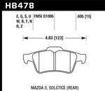 Load image into Gallery viewer, Hawk 13-14 Ford Focus ST / Mazda/ Volvo DTC-60 Race Rear Brake Pads
