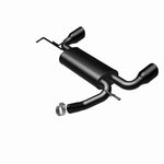 Load image into Gallery viewer, MagnaFlow 07-17 Jeep Wrangler JK 3.8/3.6L Dual Split Rear Exit Black Axle-Back Exhaust
