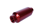 Load image into Gallery viewer, Aeromotive In-Line Filter - (AN-10) 10 Micron Microglass Element Red Anodize Finish
