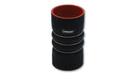 Load image into Gallery viewer, Vibrant 4 Ply Aramid Hump Hose w/3 SS Rings 2.75in ID x 6in Length - Black
