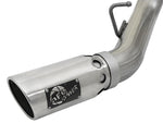 Load image into Gallery viewer, aFe Large Bore-HD 4in 409-SS DPF-Back Exhaust w/Dual Polished Tips 2017 GM Duramax V8-6.6L (td) L5P
