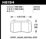 Load image into Gallery viewer, Hawk 2010 Camaro SS DTC-70 Race Rear Brake Pads
