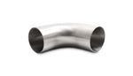 Load image into Gallery viewer, Vibrant 2.5in OD 4.13in Tangent Length T304 SS 90 Deg Mandrel Bend w/Extended Leg Length
